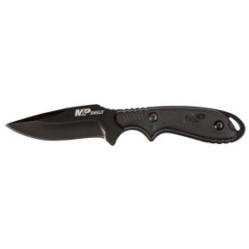 Smith and Wesson M&P Shield 3" Clip Point Fixed Blade - Black