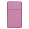 Zippo Windproof Lighter Pink Matte Slim