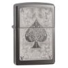 Zippo Windproof Lighter Ace Filagree Black Ice Finish