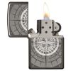 Zippo Windproof Lighter Black IceÃ‚Â® Compass