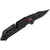 SOG Trident AT Partially Serrated 3.7" Folding Pocket Knife (Black & Red)